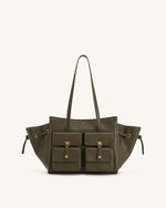 Linda Tote Bag - Dark Olive