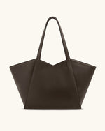 Kiana Large Capacity Tote Bag - Caramel