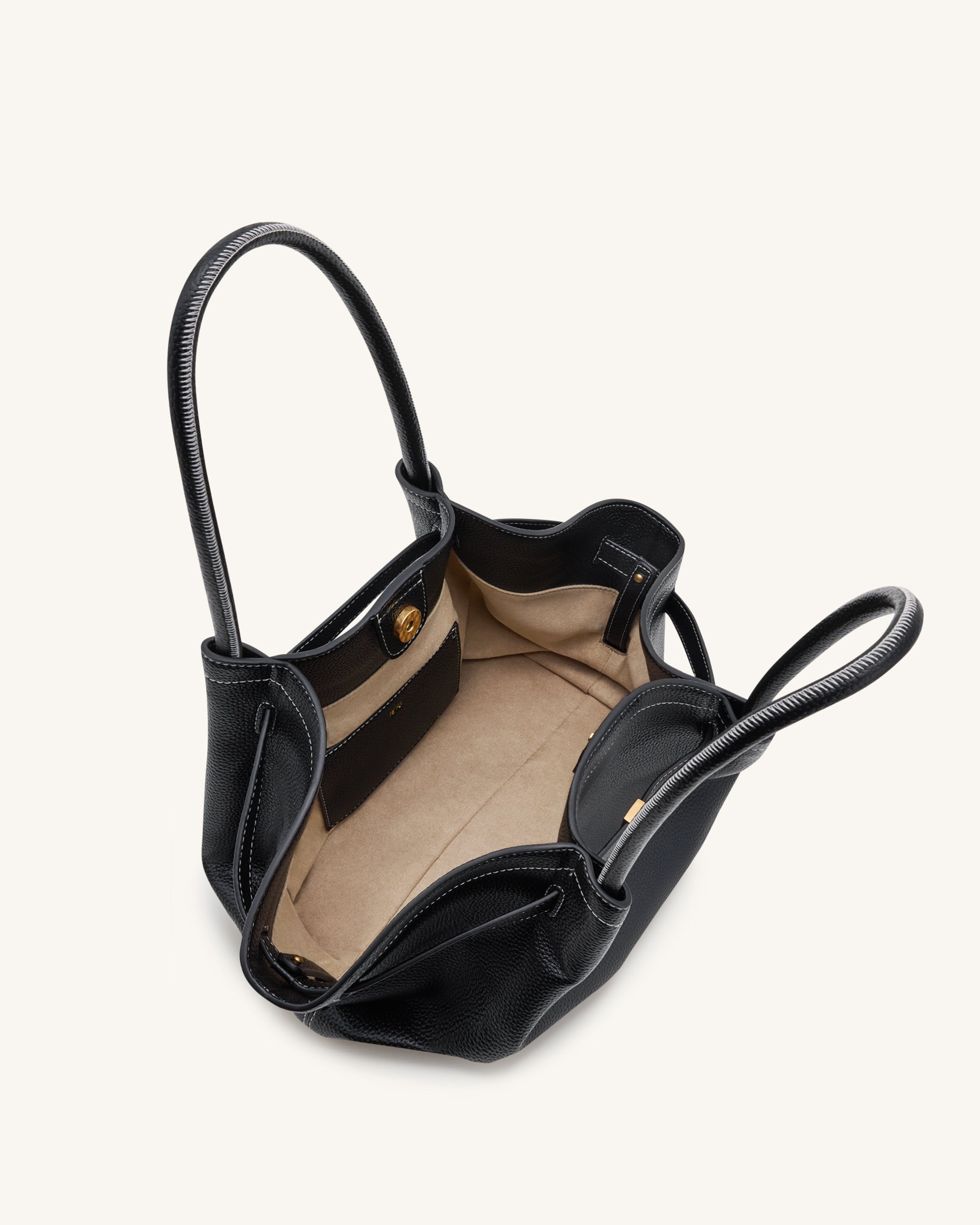 Hana Medium Tote Bag - Black - JW PEI LATAM