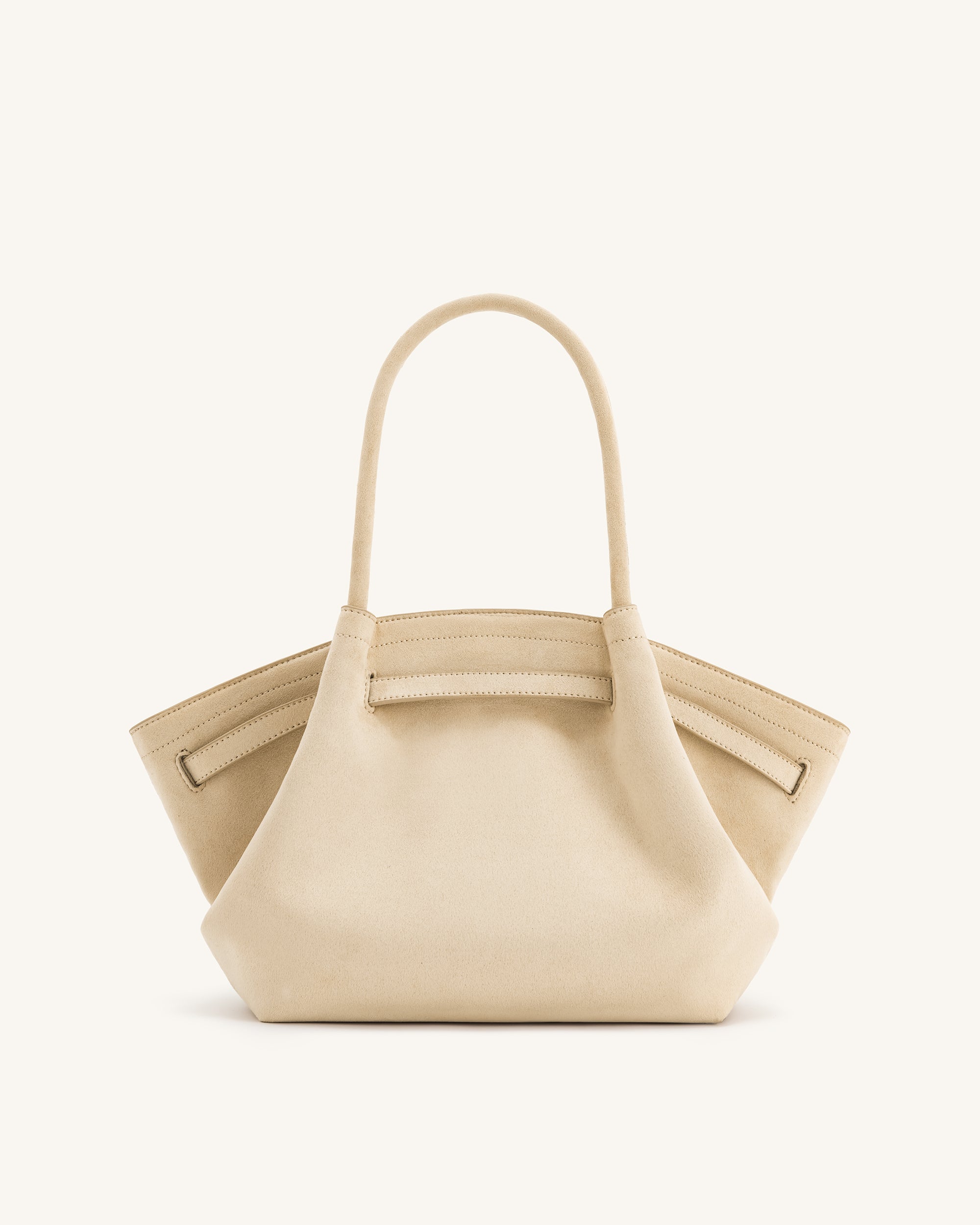 Hana Medium Faux Suede Tote Bag Off White JW PEI Brazil
