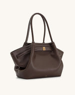 Hana Large Tote Bag - Dark Brown