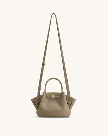 Hana Mini Tote Bag - Mud Gray