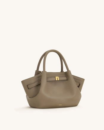 Hana Mini Tote Bag - Mud Gray