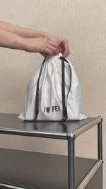 Elise Top Handle Bag - White Croc