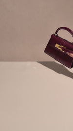 Elise Top Handle Bag - Brown Canvas