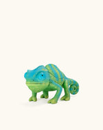 Hazel Chameleon Clutch - Green/Blue