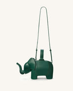 Claire Elephant Shaped Handbag - Green