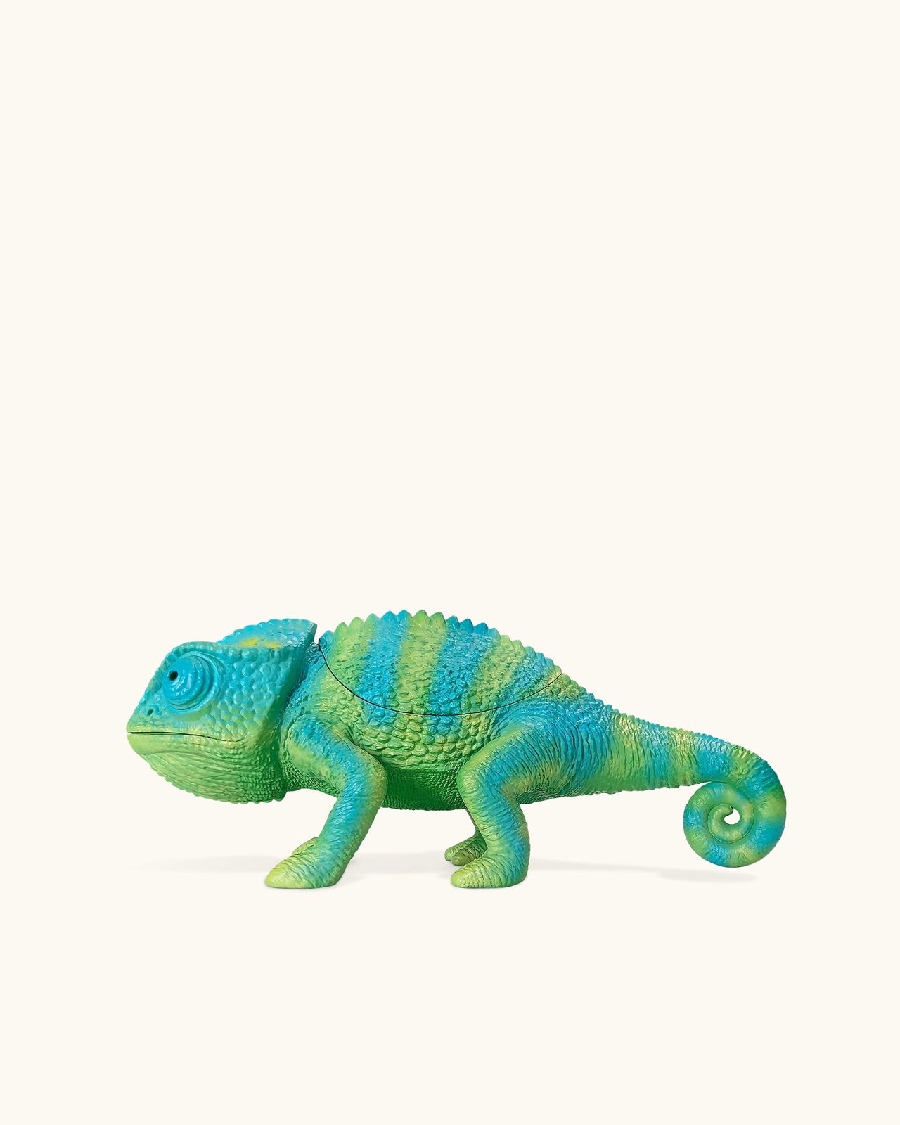 Hazel Chameleon Clutch - Green/Blue