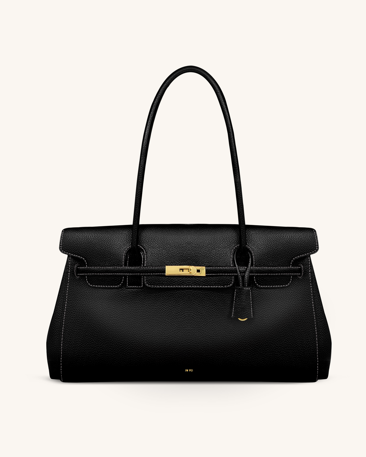 Yara Large Shoulder Bag - Black