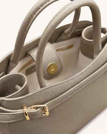 Ella Structured Tote - Taupe