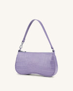 Eva Shoulder Bag - Purple Croc