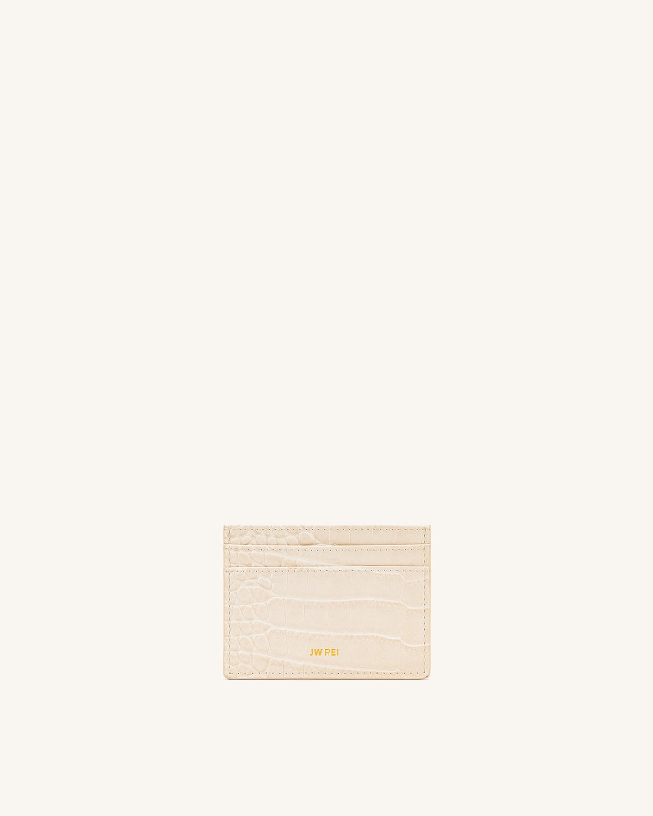 The Card Holder - Ivory Croc