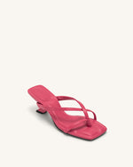 Maeve Strappy Mule - Rose Red