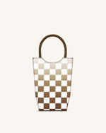 FEI Gradient Checkerboard Phone Bag - Brown