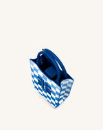 FEI Gradient Checkerboard Phone Bag - Dark Blue