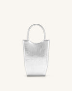 FEI Metallic Phone Bag - Silver