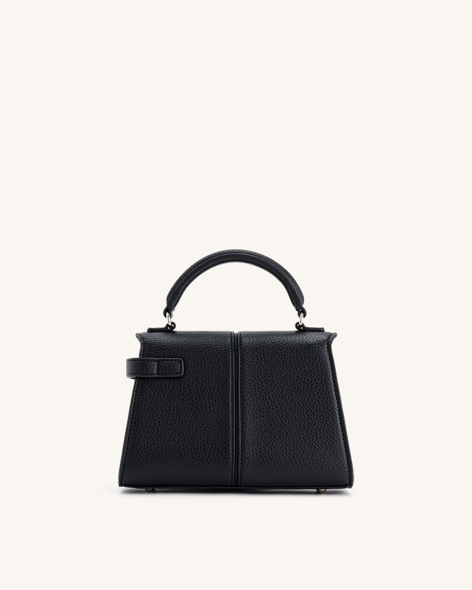 Elise Top Handle Bag - Black - JW PEI Brazil