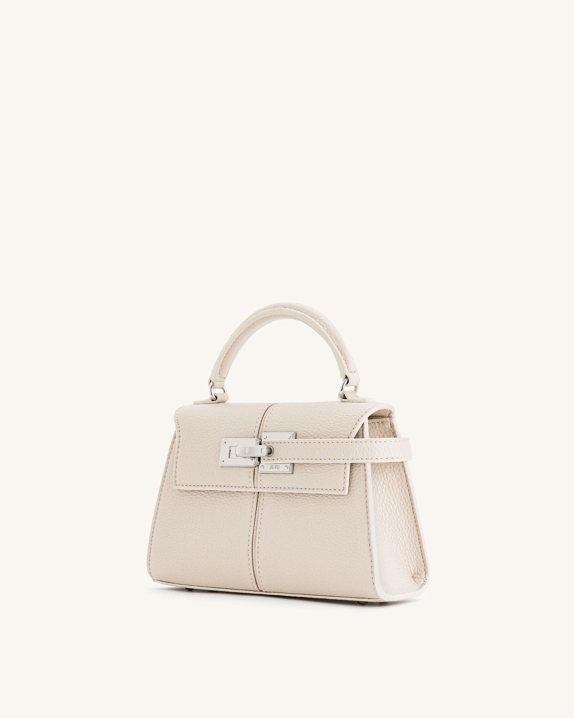 Elise Top Handle Bag - White - JW PEI Brazil