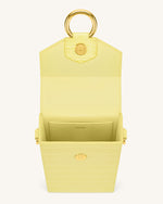 Lola Gradient Chain Phone Case - Light Yellow Croc