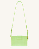 Grace Box Bag - Lime Green Lizard