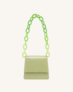 Mya Gradient Acrylic Chain Strap - Green
