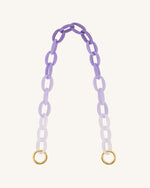 Mya Gradient Acrylic Chain Strap - Purple