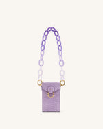 Mya Gradient Acrylic Chain Strap - Purple