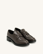 Micah Chunky Loafer - Brown